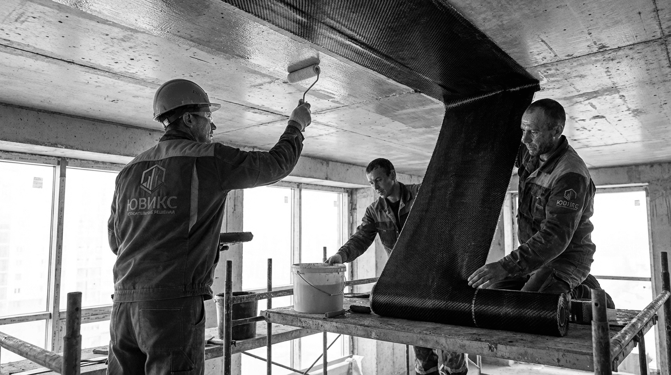 Усиление любых видов перекрытий и плит